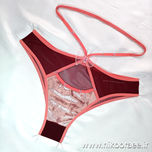 شورت زنانه خنک صورتی پولک دار