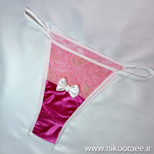 شورت لامبادا زنانه صورتی طلایی