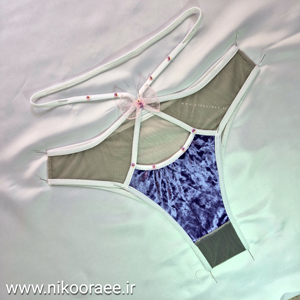 شورت توری زنانه پولک دار فانتزی