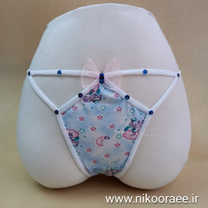 شورت لامبادا زنانه ابی