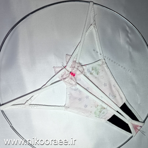 شورت بندی صورتی زنانه پولک دار