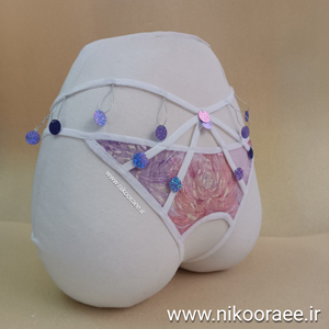 شورت فانتزی زنانه فاق باز یاسی