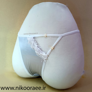 شورت زنانه لامبادا ساتن طوسی