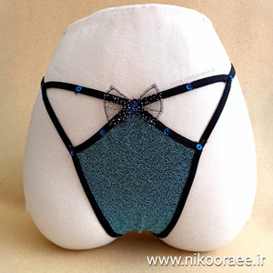 شورت زنانه فانتزی پولک دار لامبادا