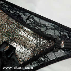 شورت زنانه شیک نقره ای شاین